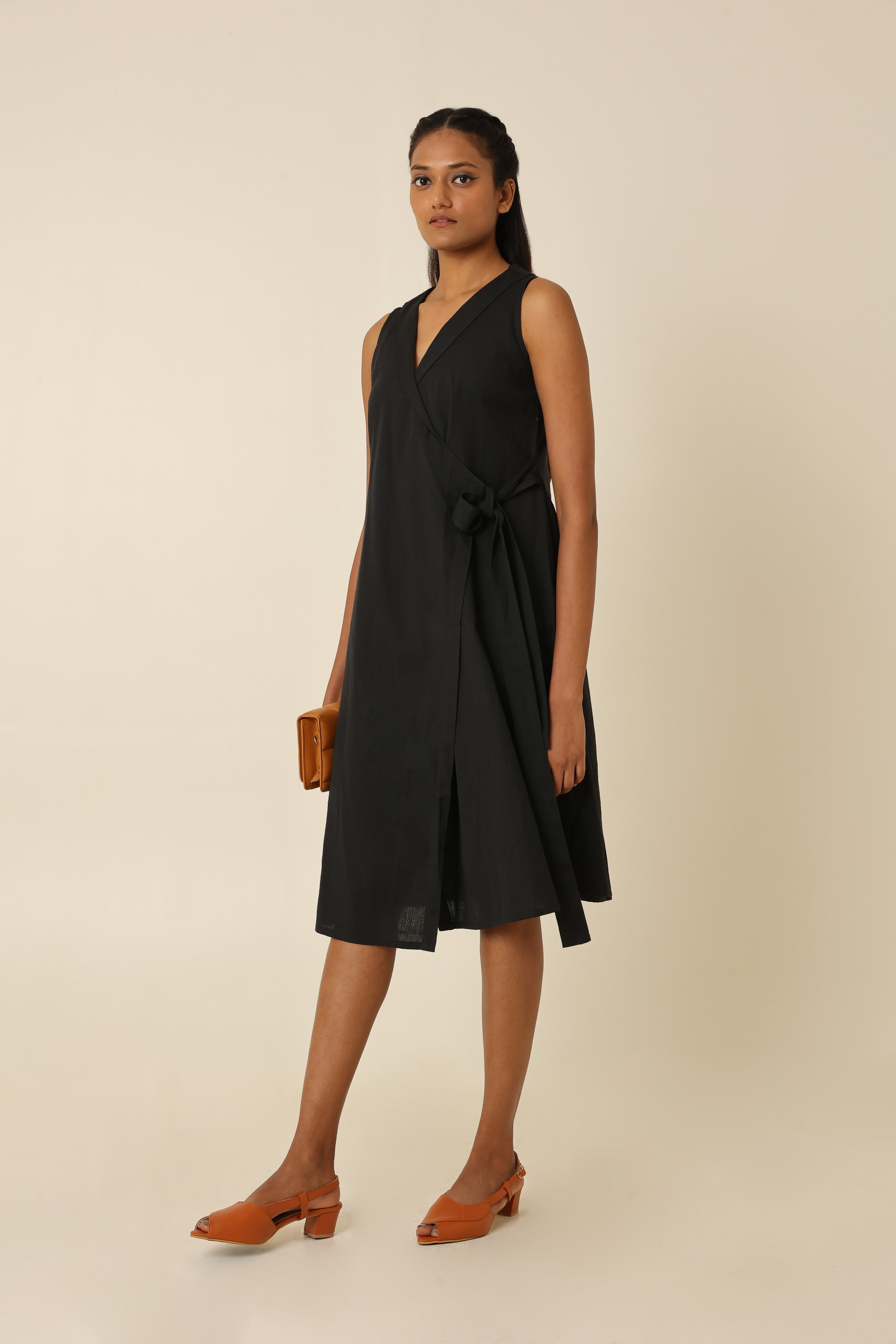 Espresso Martini Wrap dress - ODD LAMA